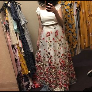 Two-piece prom dress bought from JC Penny.